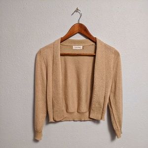 ❤️ 3/$15 Calvin Klein 3/4 Sleeve Gold